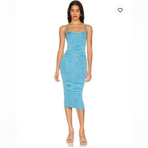 SNDYS Blue Knit Dress
